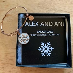 Alex and Ani snowflake bracelet